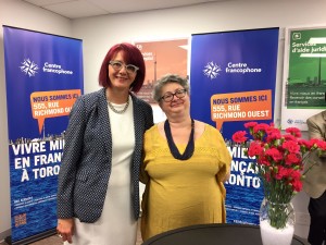 Claire Francoeur, présidente du conseil d’administration du CFT et Lise Marie Baudry, directrice générale. (Crédit photo : Dominique Lelièvre)